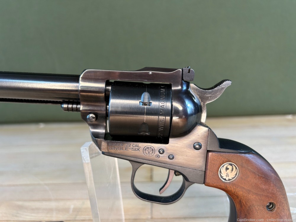 Ruger Single Six Revolver .22 Magnum & .22 LR 6.5" Brl Used Single Action-img-6