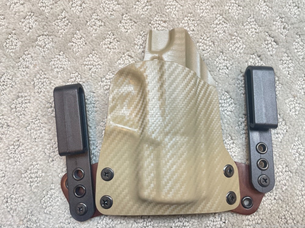 Three Very Lightly Used Walther CCP / M2 IWB Holsters Kramer Blackpoint-img-3
