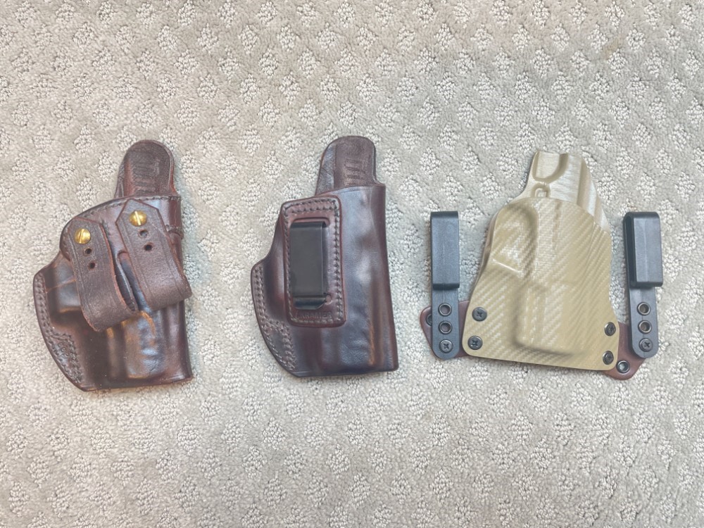 Three Very Lightly Used Walther CCP / M2 IWB Holsters Kramer Blackpoint-img-0