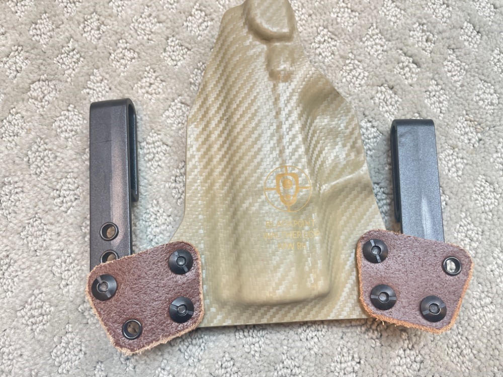 Three Very Lightly Used Walther CCP / M2 IWB Holsters Kramer Blackpoint-img-2