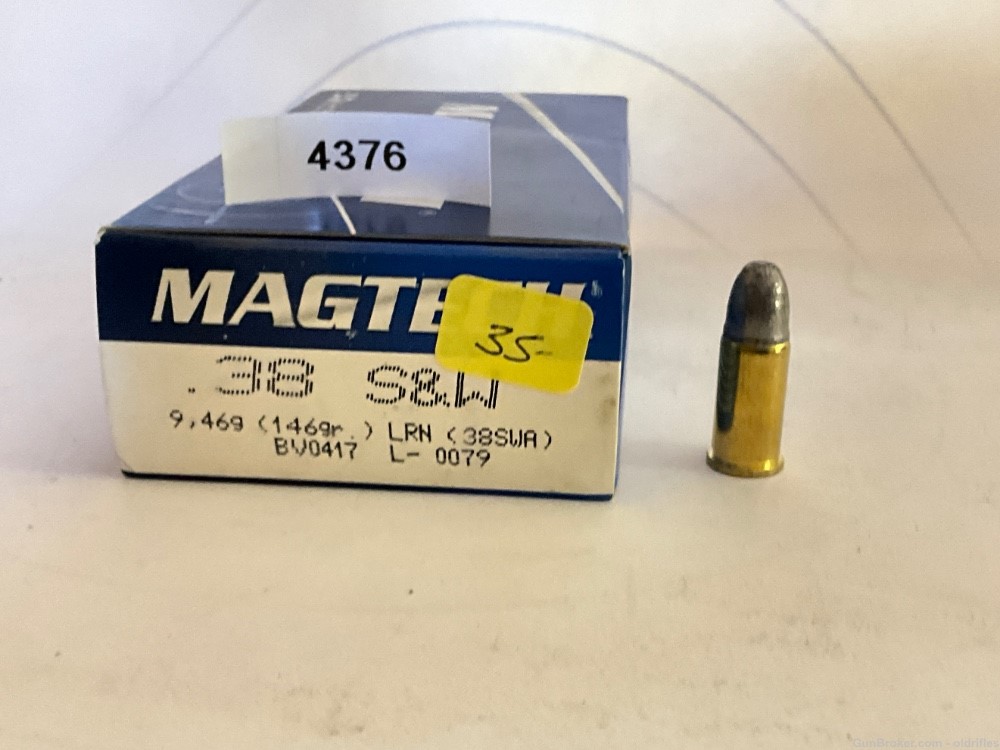 38 S&W by Magtech 146gr Lead-img-0