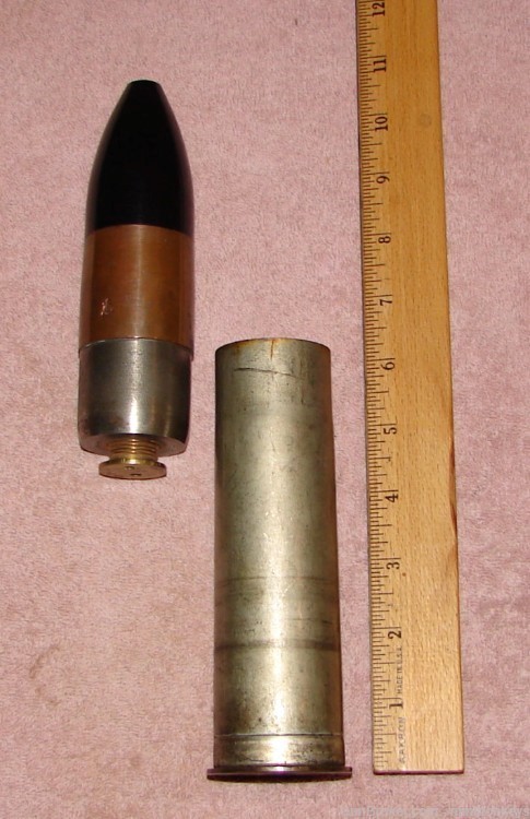 1.65" Base Fused Mountain Gun Cartridge With Fuse....Inert..42MM-img-4