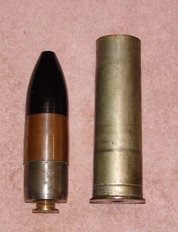 1.65" Base Fused Mountain Gun Cartridge With Fuse....Inert..42MM-img-1