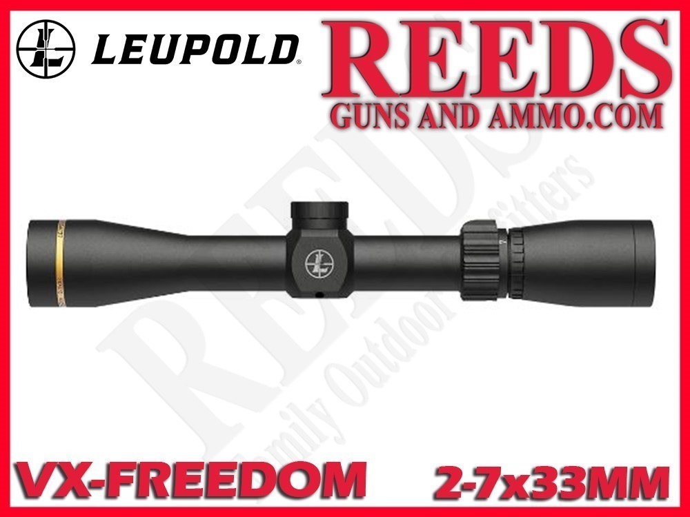 Leupold VX-Freedom 2-7x33mm Rimfire MOA Reticle 1In Matte Black 174179-img-0