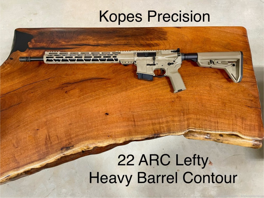 Spring Sale! Kopes Precision 22 ARC Rifle FDE  Lefty Left Hand-img-0