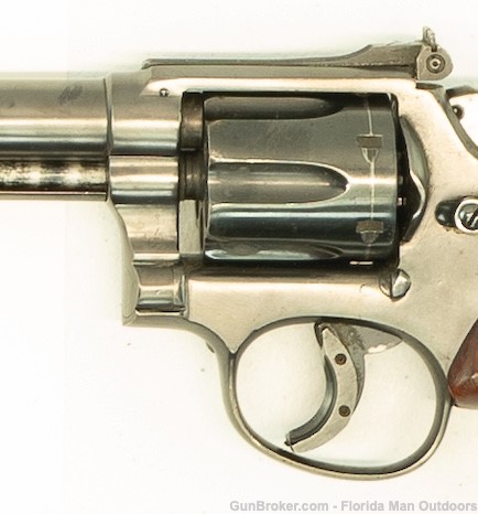 Must See! 1950's K Frame Smith and Wesson 38 8" barrel!-img-3