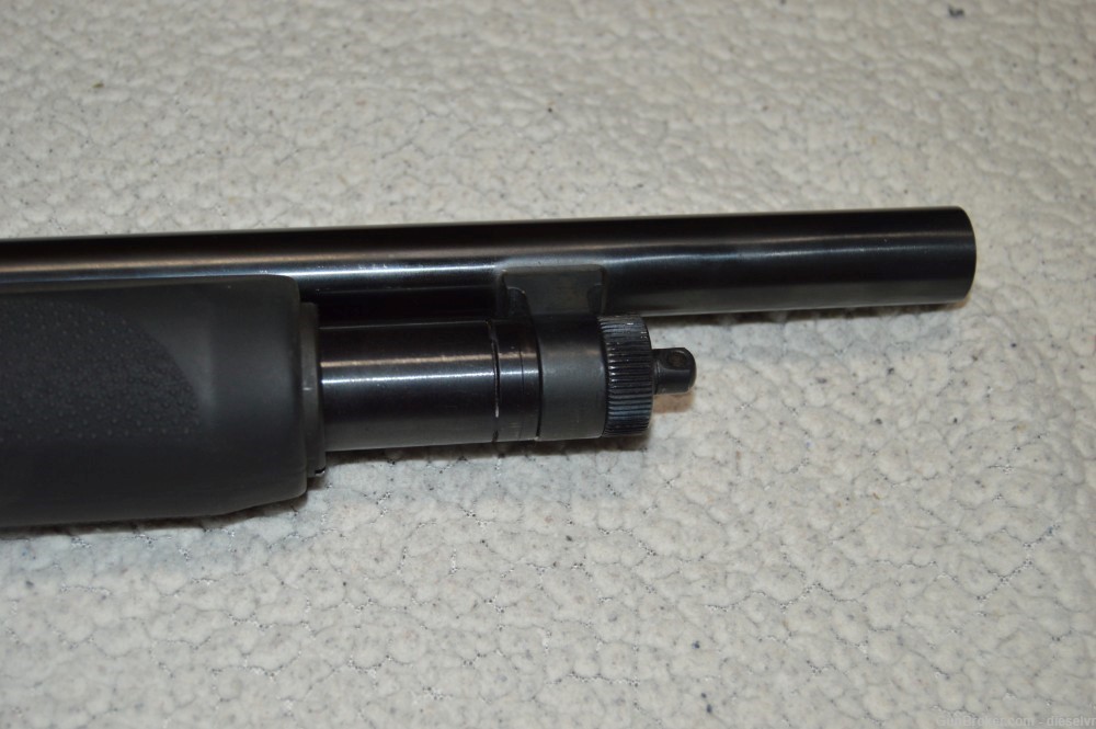NICE Vintage Mossberg 500 12 Ga 3" Mag Hogue Stocks and Drilled & Tapped -img-5