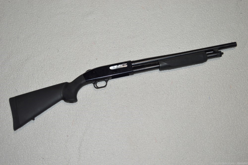 NICE Vintage Mossberg 500 12 Ga 3" Mag Hogue Stocks and Drilled & Tapped -img-0