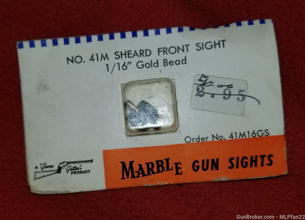 Marbles no 41M sheard front sight new in pack -img-0
