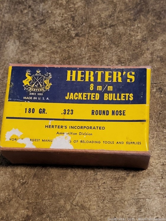 Half box of herters .323 cal bullets-img-0