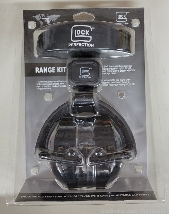 Glock range kit shooting glasses , earmuffs, earplugs AP60220-img-0