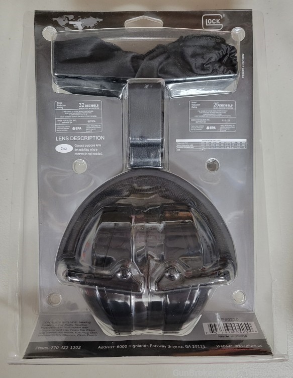 Glock range kit shooting glasses , earmuffs, earplugs AP60220-img-1