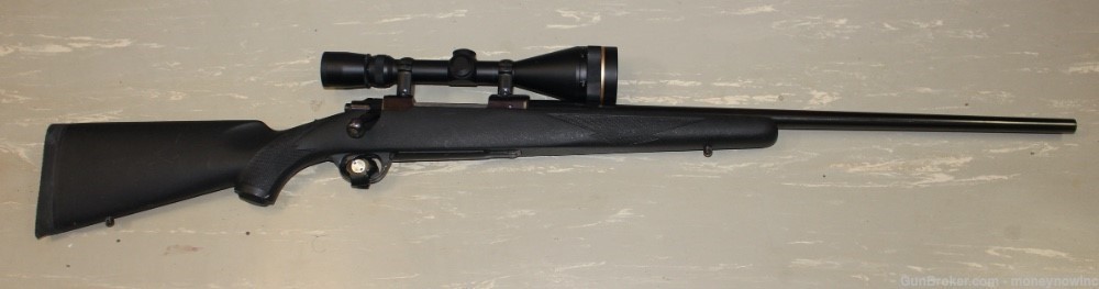 RUGER M77 BOLT ACTION RIFLE 7MM  W/LEUPOLD VARI-X III 4.5 - 4x50MM SCOPE-img-0