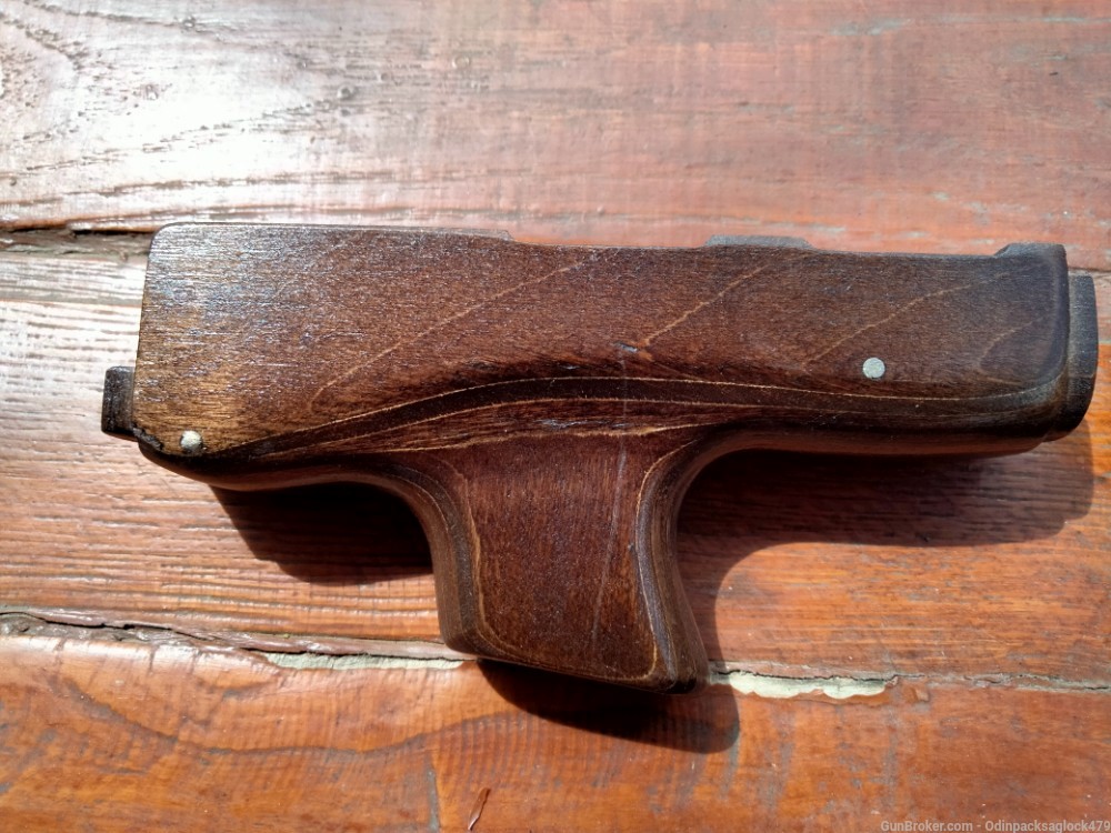 APS wooden Sharkfin for AK with Bakelite grip-img-0