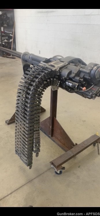 25mm BUSHMASTER Ammunition Flex FEED CHUTE  Bradley Machine Gun Inert   -img-1