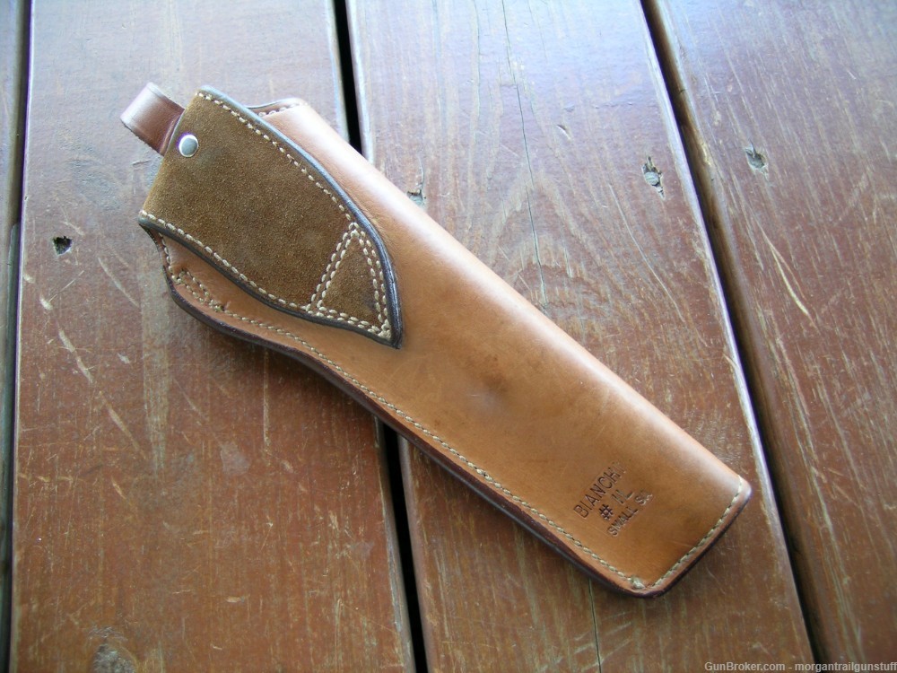 Bianchi #1L Leather Holster Colt & Ruger Single Six Small Fr SAA 7-1/2" LH-img-5