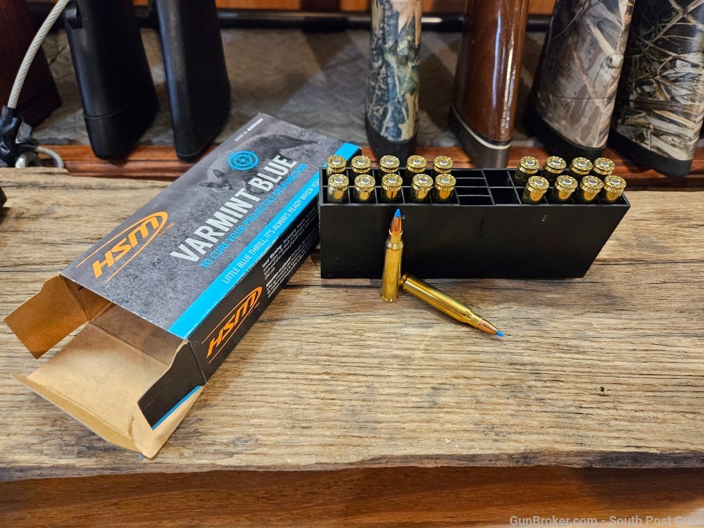 HSM Ammunition 223 55Gr Blue Thrill 80- Rounds 4 Boxes -img-2