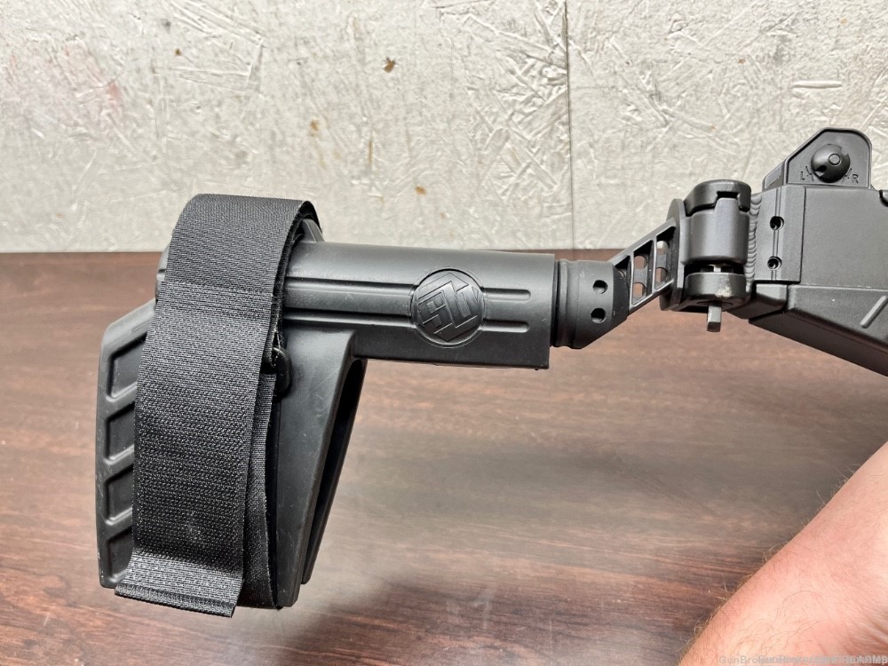 IWI Uzi Pro 9mm Pistol with SB Brace and threaded barrel-img-4