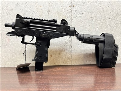 IWI Uzi Pro 9mm Pistol with SB Brace and threaded barrel