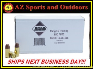 ASO AMMO by Norma - 380 Auto - 65 Grain - Frangible - 50 Rounds-img-0