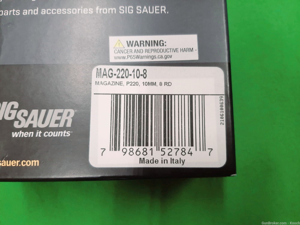 SIG Sauer P220, 10mm Auto factory magazines. new, FREE SHIPPING.-img-1
