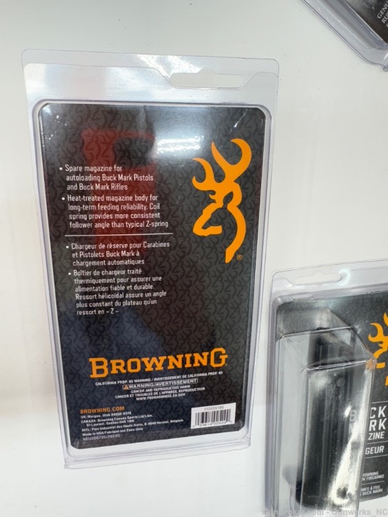 Browning Buck Mark Magazines - 10 round Capacity - BRAND NEW-img-2
