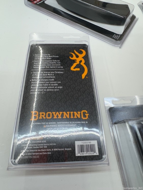 Browning Buck Mark Magazines - 10 round Capacity - BRAND NEW-img-1