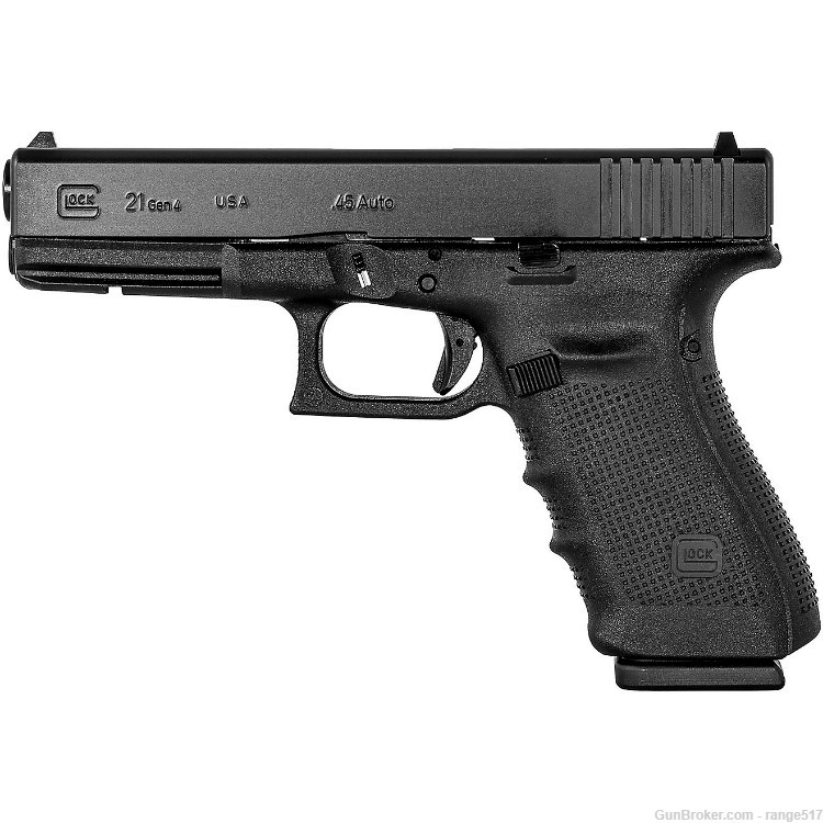 Glock 21 Gen 4 45acp 4.6in BBL 13+1 UG2150203 G21 G4 .45 ACP FS Rail Black-img-0