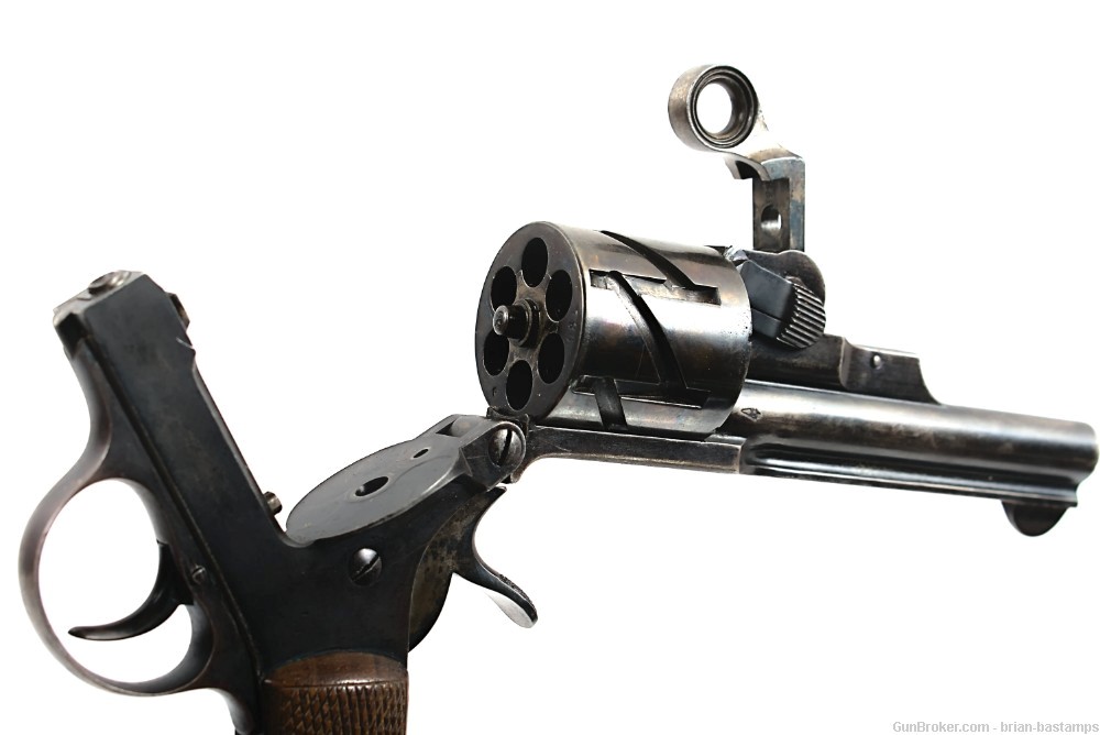 Rare Mauser C78 Zig-Zag Single Action 8mm Revolver (Antique)-img-21