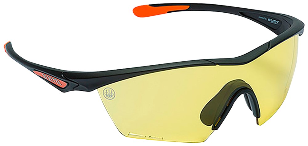Beretta USA OC031A23540229UNI Clash Shooting Glasses Yellow Lens Black with-img-0