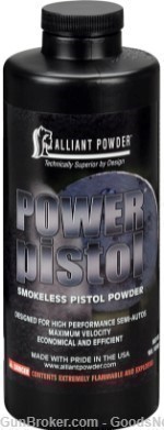 Alliant Power Pistol Smokeless Powder 1lbs Pistol Power Alliant PowerPistol-img-0