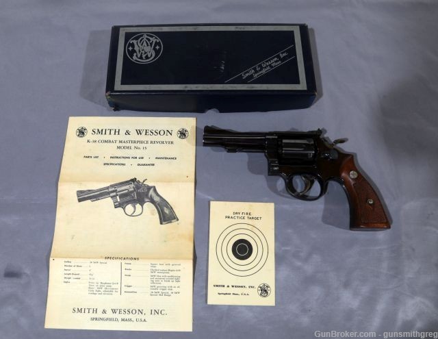 S&W 15-2, TT TH, w/box and papers-img-2