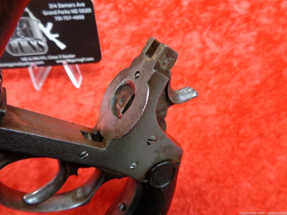 ELG Belgium Schofield Top Break Ejector Revolver 38 S&W Pocket ANTIQUE 1880-img-16