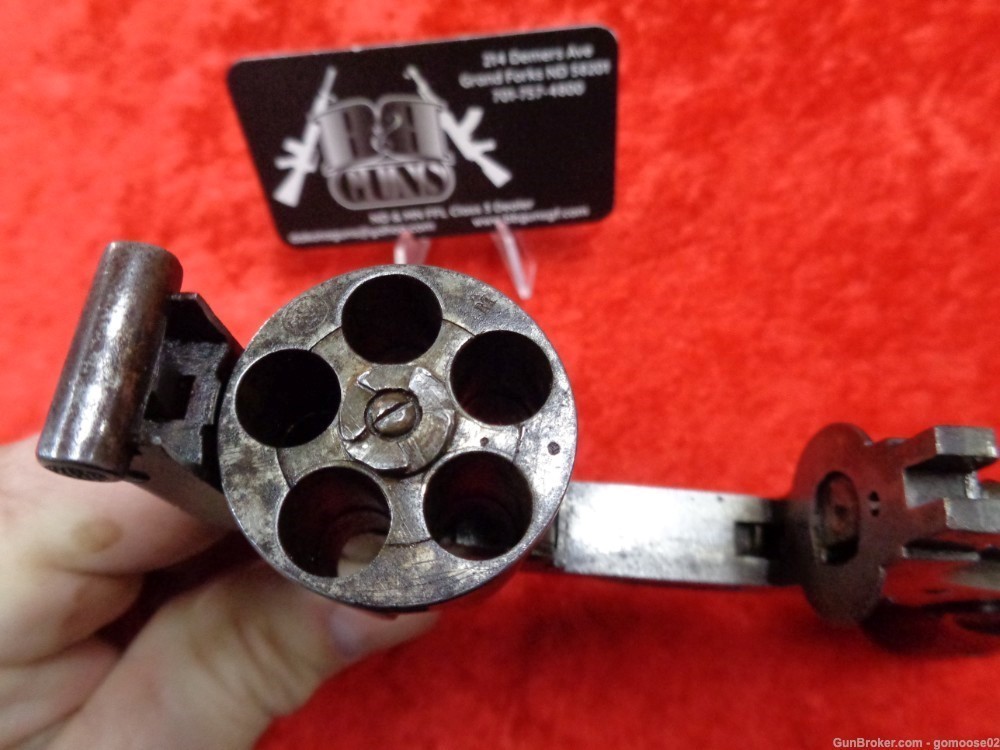 ELG Belgium Schofield Top Break Ejector Revolver 38 S&W Pocket ANTIQUE 1880-img-15