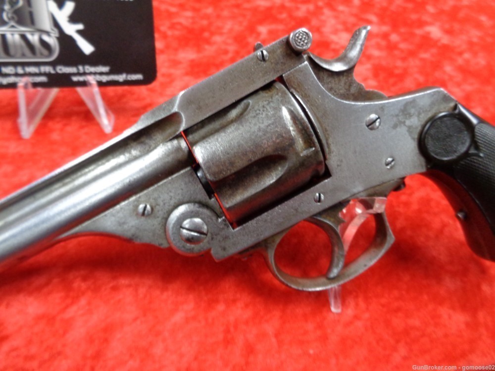 ELG Belgium Schofield Top Break Ejector Revolver 38 S&W Pocket ANTIQUE 1880-img-6