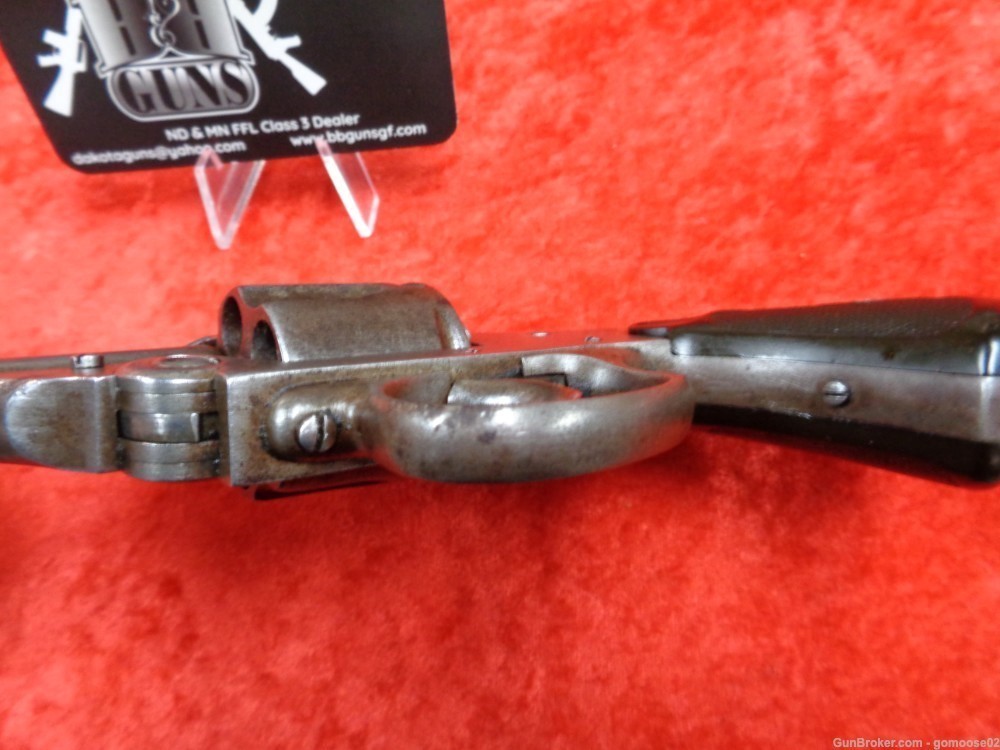 ELG Belgium Schofield Top Break Ejector Revolver 38 S&W Pocket ANTIQUE 1880-img-11