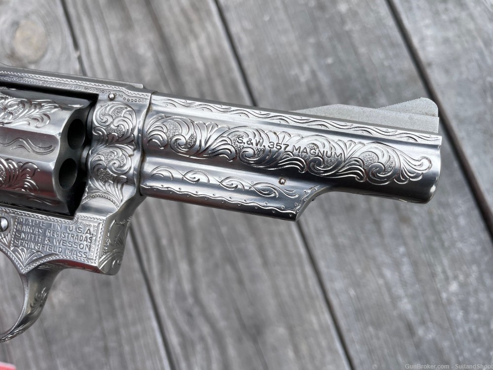 SMITH & WESSON 66 .357 MAG ENGRAVED MICHAEL DUBBER 1977-img-32