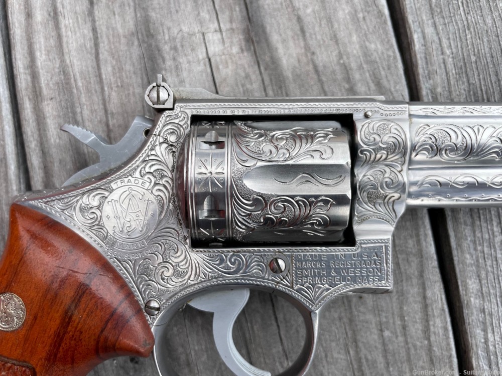 SMITH & WESSON 66 .357 MAG ENGRAVED MICHAEL DUBBER 1977-img-14