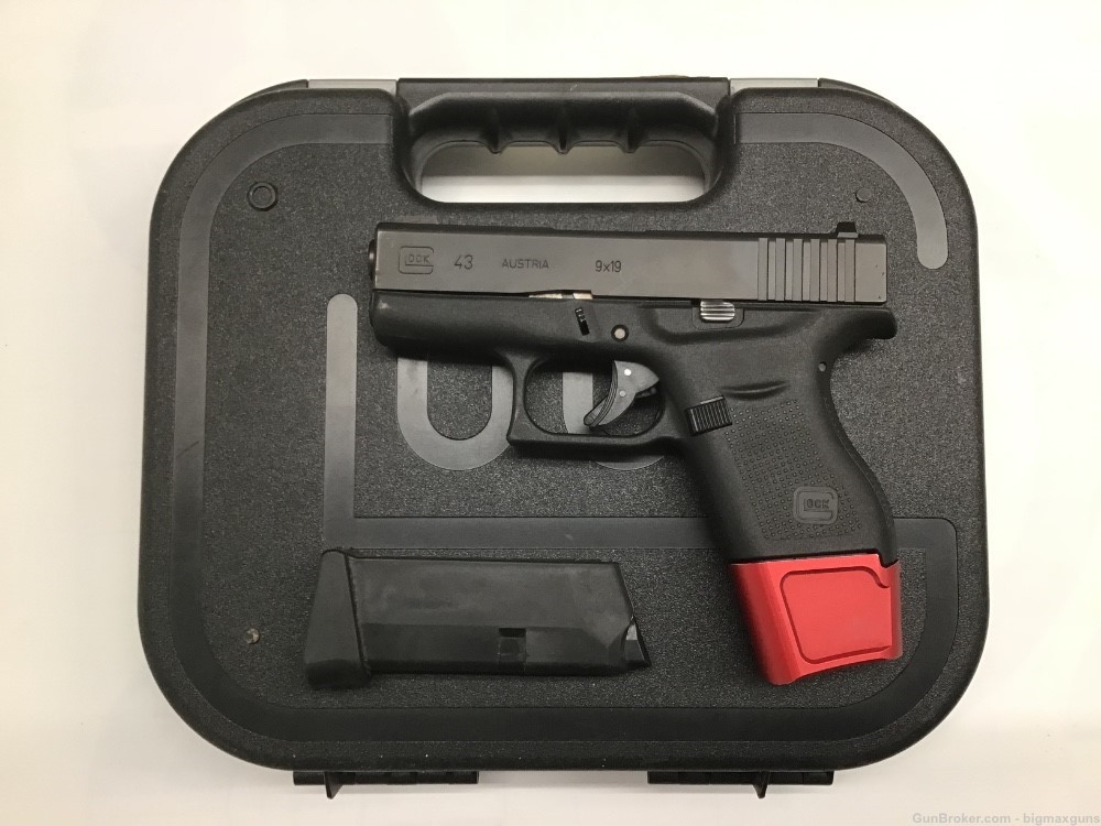 Glock 43 9mm compact 2 mags and original box-img-1