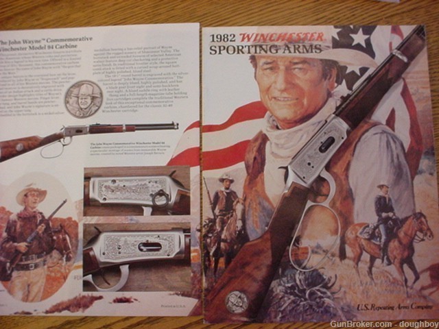 John Wayne 1982 Winchester Catalog 32-40 Model 94 carbine Commemorative-img-0