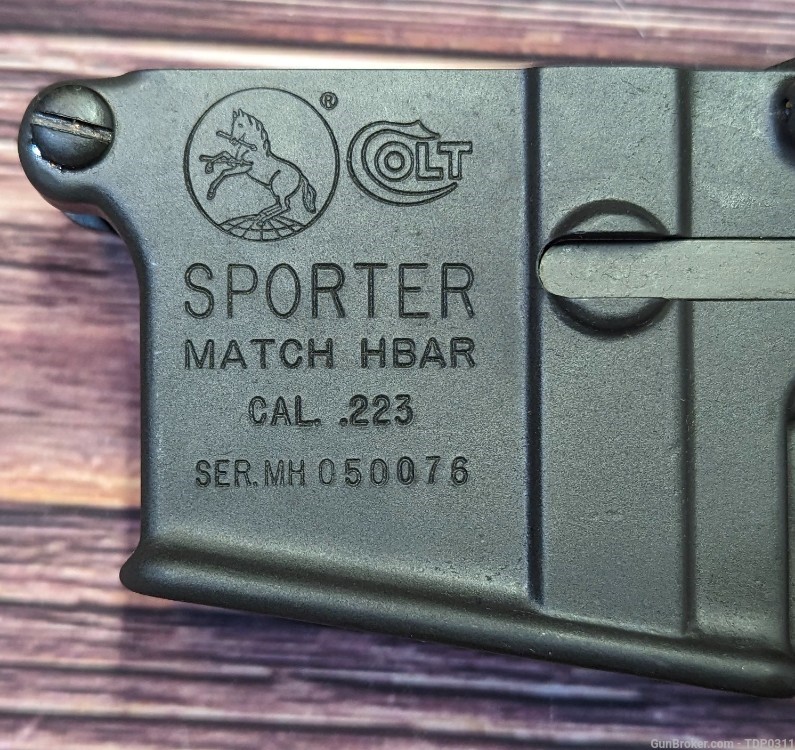 Colt HBAR Sporter PRE BAN FULL FENCE AR 15 COMPLETE Lower IN ORIGINAL BOX-img-6