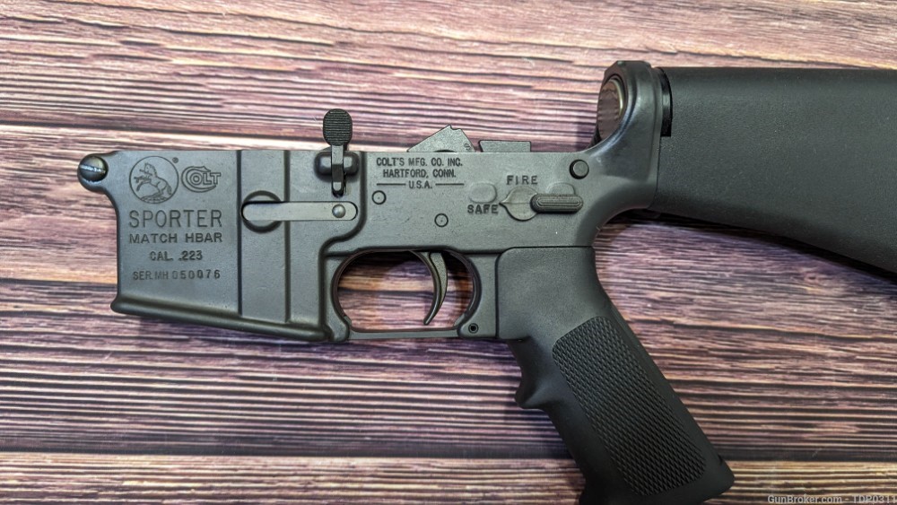 Colt HBAR Sporter PRE BAN FULL FENCE AR 15 COMPLETE Lower IN ORIGINAL BOX-img-5