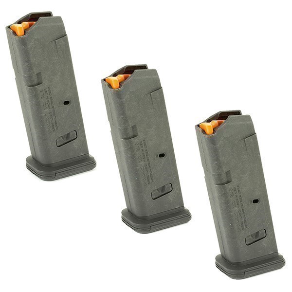 3 Pack Made in USA Magpul GL9 10rd Magazine for Glock 19 G19 Pistol-img-0
