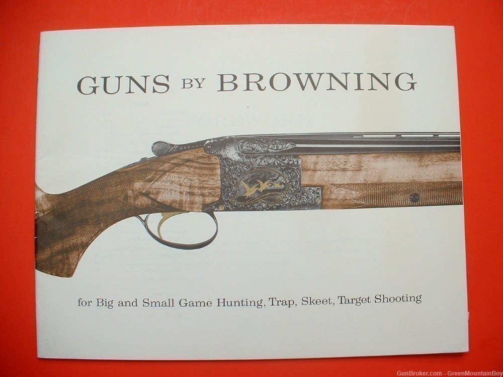 1962 OEM BROWNING Catalog, Price List, Factory Letter Set-Scarce!-img-0