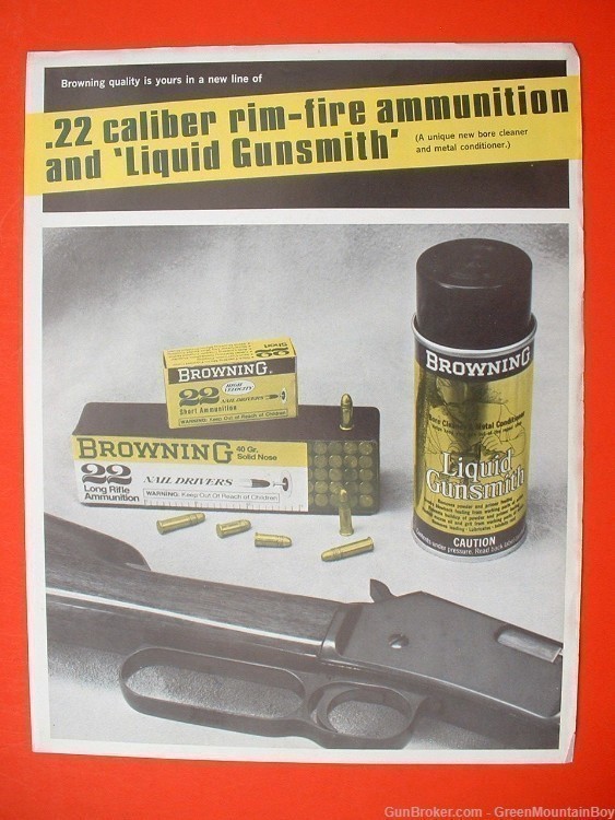 1972 OEM BROWNING Catalog, Price List, Flyers, Factory Letter - XLNT+-img-3