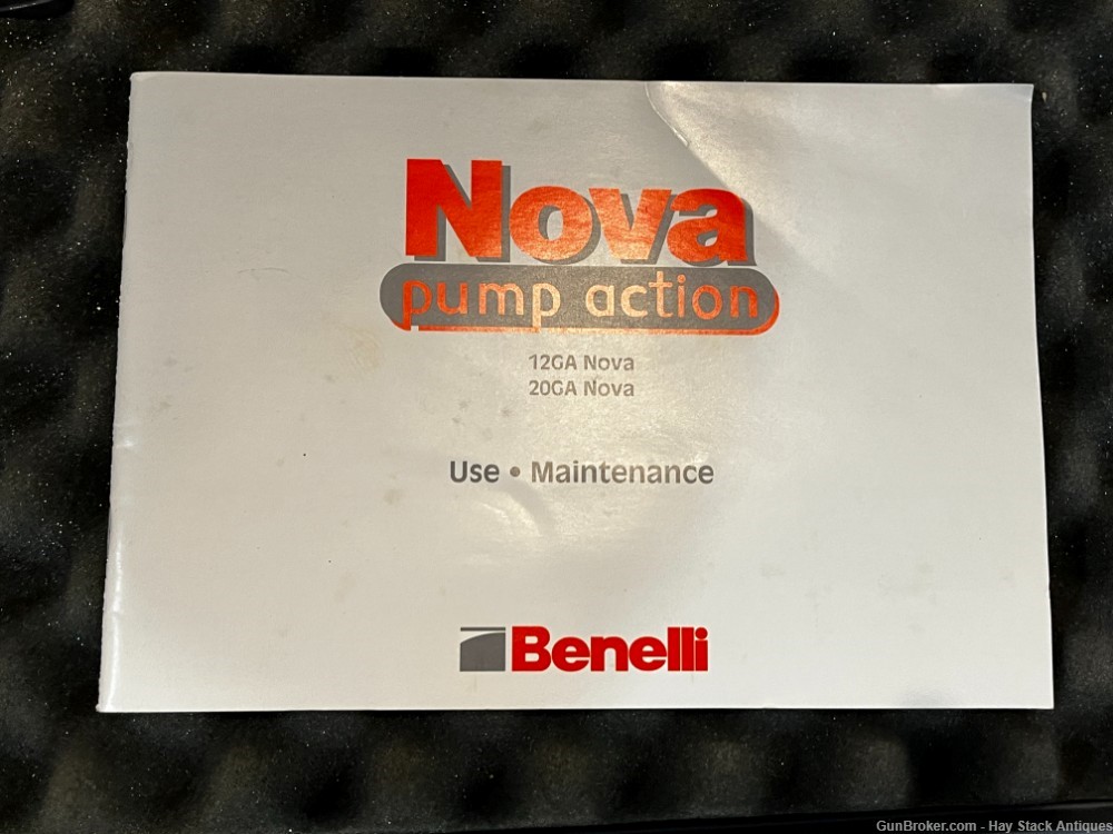 Benelli Shotgun Hard Case Plastic w 2 manuals-img-9