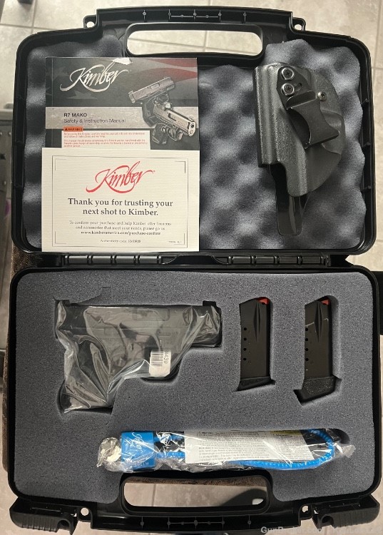 KIMBER MAKO R7 with vedder iwb holster (NO CCFEES &FREE SHIPPING)-img-1