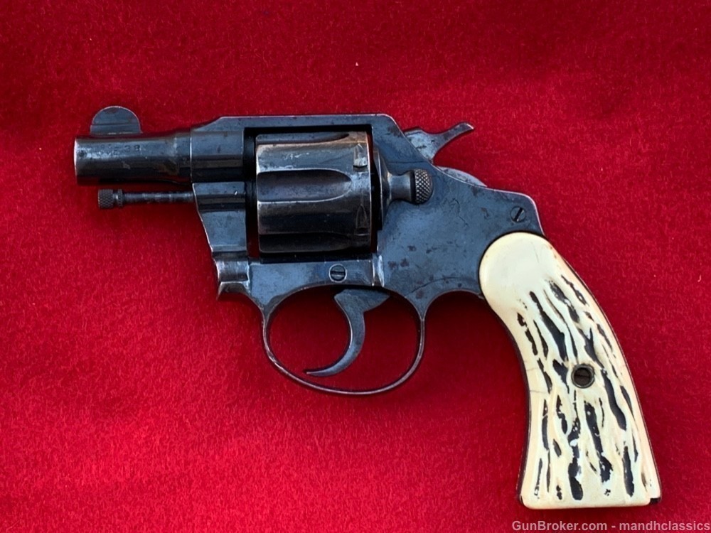 1922 vintage Colt Police Positive, 2" bbl, 38 Colt, blued, banker's special-img-9