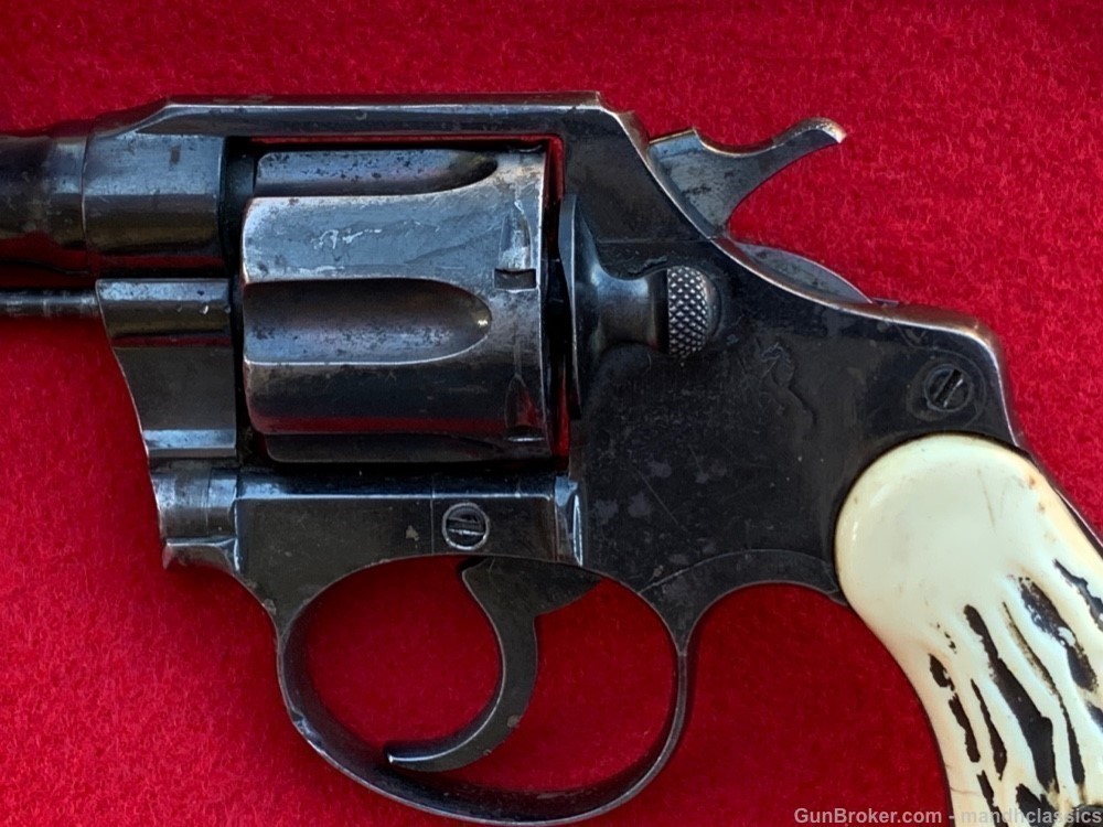 1922 vintage Colt Police Positive, 2" bbl, 38 Colt, blued, banker's special-img-8
