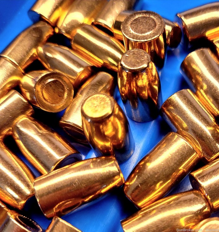 ONLY $0.13 each - 740 Bulk, NEW 9mm encapsulated 147 grain jacketed bullets-img-0